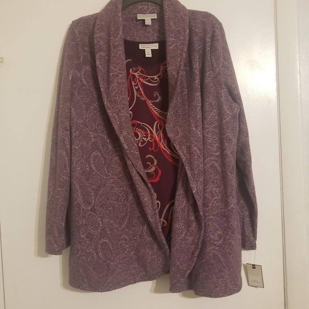 NWT: Dana Buchman Sweater/Tunic Set